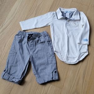 Janie and Jack infant set